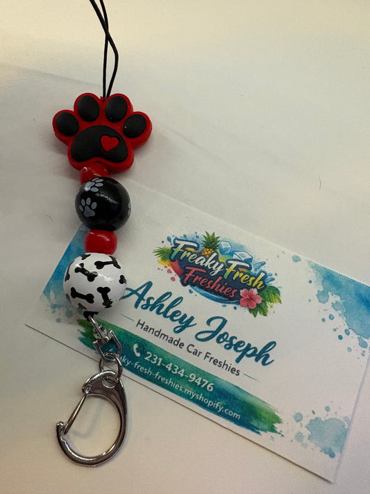 Red Paw Print